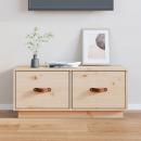 TV-Schrank 80x34x35 cm Massivholz Kiefer