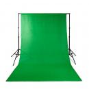ARDEBO.de - Photo Studio-Hintergrund Set | 1,90 x 2,95 m | Tragetasche enthalten | Stativ enthalten | Schwarz | 1 Stück
