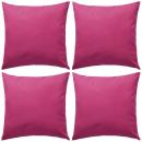 Gartenkissen 4 Stk. 45 x 45 cm Rosa