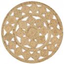 Teppich Handgefertigt Geflochten Jute 150 cm