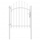 Gartentor Stahl 1 x 2 m Weiß