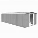 Gerätehaus 257x580x181 cm Metall Grau