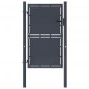 Gartentor Stahl 100 x 200 cm Anthrazit