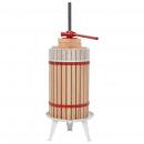 Obst- und Weinpresse mit Stoffbeutel 30 L Eichenholz
