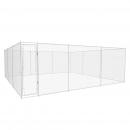 Outdoor-Hundezwinger Verzinkter Stahl 570x570x185 cm