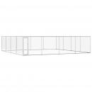 Outdoor-Hundezwinger Verzinkter Stahl 760x760x185 cm