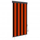Außenrollo 80 x 250 cm Orange und Braun