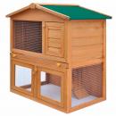Kaninchenstall Kleintierhaus Hasenstall 3 Türen Holz 