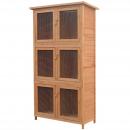 Kleintier-/Kaninchenstall 6 Boxen Holz  