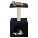 Katzen-Kratzbaum Sisal 55 cm Dunkelblau