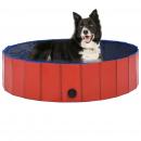 Hundepool Faltbar Rot 120 x 30 cm PVC