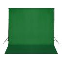 Fotohintergrund Baumwolle Grün 300 x 300 cm Chroma-Key