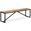 Sitzbank Massiv-Mangoholz 160x35x45 cm