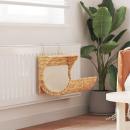 Katzenbett mit Kissen Wasserhyazinthe 35x18x18 cm