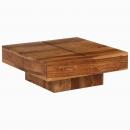 Couchtisch 80x80x30 cm Massivholz Akazie