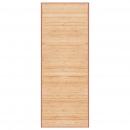 Teppich Bambus 80x200 cm Braun