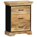 Kommode 60 x 30 x 75 cm Mango-Massivholz