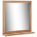 Badezimmerspiegel 60×12×62 cm Walnuss Massivholz