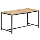 Esstisch 140 x 70 x 75 cm Massives Raues Mangoholz