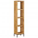 Bücherregal 40 x 30 x 175 cm Mango Massivholz