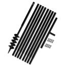 Erdbohrer mit Griff 100 mm Verlängerungsrohr 9 m