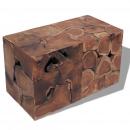 Hocker/Couchtisch Massivholz Teak 