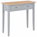 Frisiertisch Konsolentisch Grau 79 x 30 x 74 cm Holz