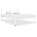Bettgestell Weiß Metall 120x200 cm