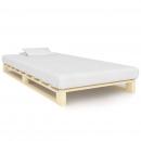 Palettenbett Massivholz Kiefer 100×200 cm