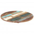 Tischplatte Rund 60 cm 25-27 mm Altholz Massiv