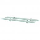 Schweberegale 2 Stk. Glas 70x10 cm 8 mm