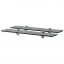 Schweberegale 2 Stk. Glas 60x10 cm 8 mm