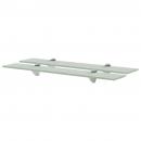 Schweberegale 2 Stk. Glas 60x10 cm 8 mm