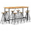 9-tlg. Bar-Set Massivholz Akazie und Altholz