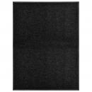 Fußmatte Waschbar Schwarz 90x120 cm 