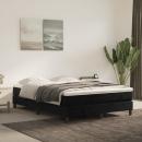 Bettgestell Schwarz 140x190 cm Samt