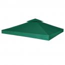 Pavillon-Ersatzdach 310 g/m² Grün 3x3 m