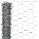 Nature Sechseckgeflecht 1x10 m 25 mm Verzinkter Stahl   