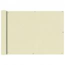 Balkonsichtschutz Oxfordgewebe 75x600 cm Creme