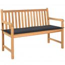 Gartenbank-Auflage Anthrazit 120x50x3 cm Oxford-Gewebe