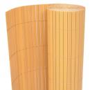 Gartenzaun Doppelseitig PVC 90×500 cm Gelb