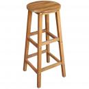 Barhocker 2 Stk. Massivholz Akazie 