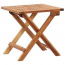Garten-Couchtisch Klappbar 40x40x40 cm Massivholz Akazie 