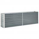 Hochbeet Verzinkter Stahl 240x40x77 cm Grau