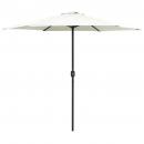 Sonnenschirm mit Aluminium-Mast 270 x 246 cm Sandweiß