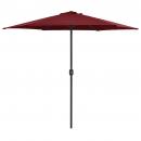 Sonnenschirm mit Aluminium-Mast 270 x 246 cm Bordeauxrot
