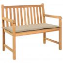 Gartenbank-Auflage Beige 120x50x3 cm Oxford-Gewebe