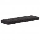 Palettenkissen Baumwolle 120×40×7 cm Schwarz