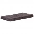 Palettenkissen Baumwolle 120×80×10 cm Anthrazit