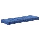 Palettenkissen Baumwolle 120×40×7 cm Hellblau